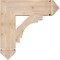 Ekena Millwork Merced Arts & Crafts Smooth Bracket, Douglas Fir, 5 1/2"W x 22"D x 22"H BKT06X22X22MRC03SDF - alternate 3